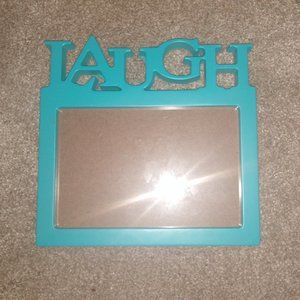 Blue picture frame